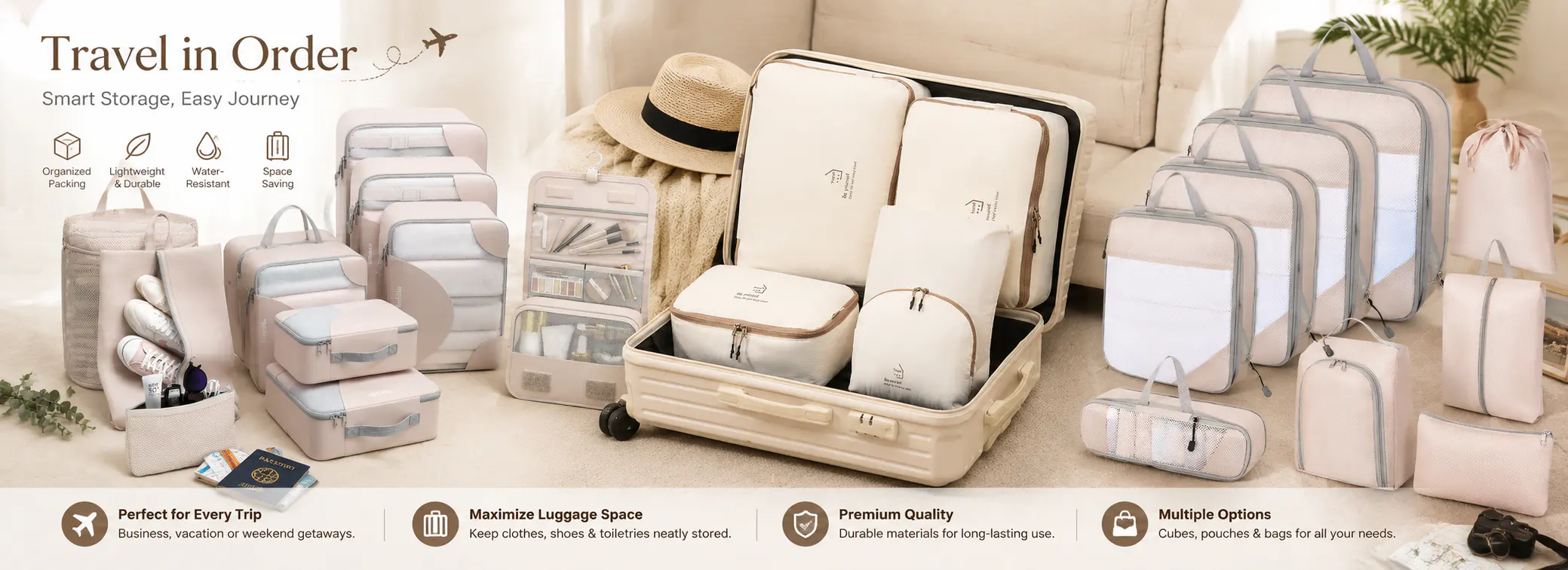 Travel organization bags collection